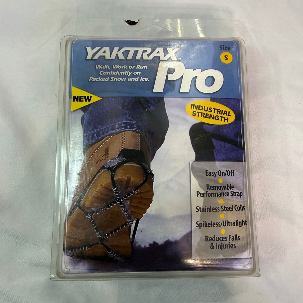 Yaktrax Pro Traction Cleats for‎ Snow and Ice Black Small